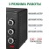 Mini-fucker ECON ECO-2002MO, 1280 W, 3 modes, 100-250 ° C, 20 L, Black color