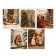 Set of mini-postcard New Year "Happy New Year!" retro, 35 pieces, 8 x 10 cm