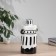 VAZ Coramics Table "Picasso" (manual painting) a jug pattern, 23x11 cm, black and white