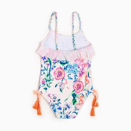 Swimsuit Squat Children's Minaku with decor, height 116-122-10