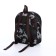 Baby backpack on lightning, external pocket, camouflage color/green