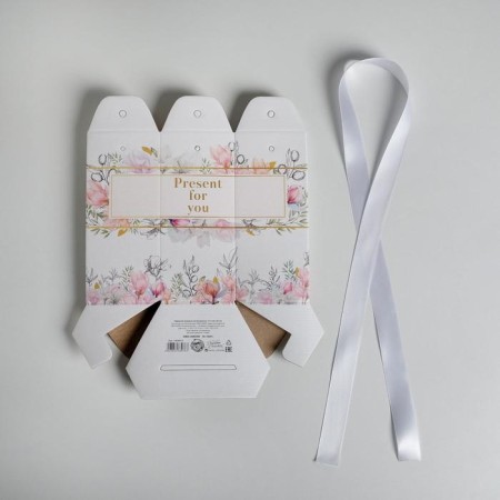 Carriage for colors Folding hexagon "Pressent for You", 17 x 14.8 x 19.5 cm-2