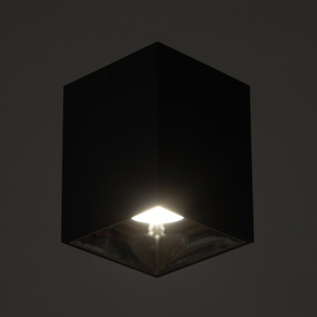 Lamp "Cube" LED 4000K 10W DIM220 Black silver 7.5x7.5x9.5cm-2