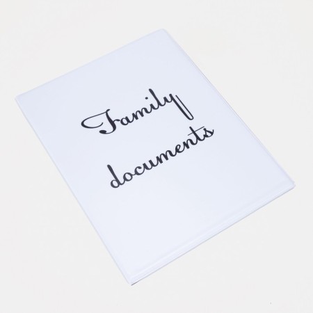 Folder for documents, 2 sets, white color