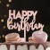 Topper "Happy Birthday 1", pink gold, give beautifully