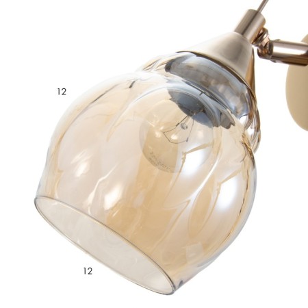 Bra "Aveta" E27 40W gold 21x12x18cm-7