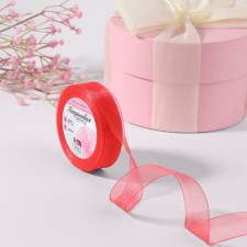 Kapron tape, 20 mm, 20 ± 1 m, coral color No. 183