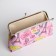 Cosmetic bag on the farmar, pink color