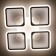 Lamp Citilux “Parker Smart 1” CL232A140E56x52x7.5 cm, 4x16.25W, LED, white color
