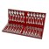 Set of dining room "Sonata" ("imperial"), 48 items, thickness 2 mm, decorative box