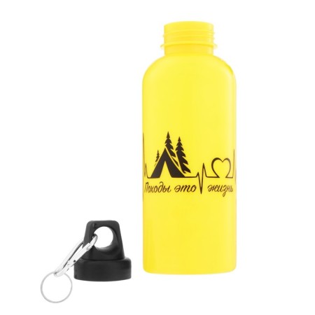 Water bottle, 700 ml, "hiking is life"-1