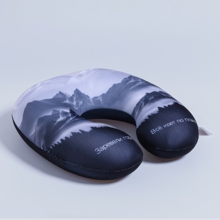 Pillow for travel Antistress "Mountains"-3
