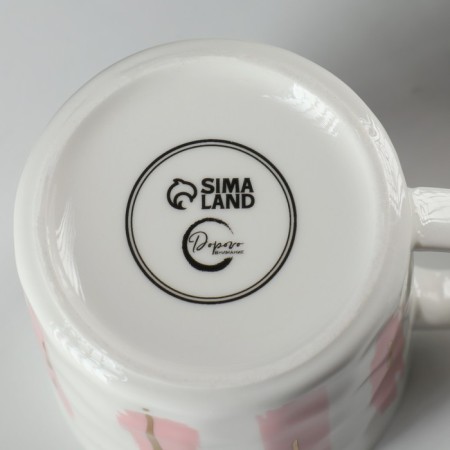 Ceramic "Noin" mug, 350 ml, white color-4