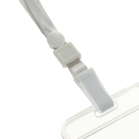 Badge vertical 54 x 85 mm, erichkrause book, transparent case, textile tape, mix color-4