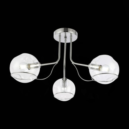 Ceiling EVOLUCE lamp. Sle102502-03. BACA. 3x40 watts, E14, 61x61x31 cm, chromium color-2