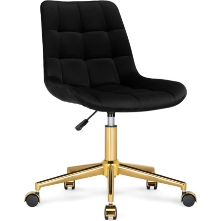 CHETERNIA CHASTER (California 999) Metal/velor, Gold/Black 50x60x80 cm