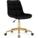 CHETERNIA CHASTER (California 999) Metal/velor, Gold/Black 50x60x80 cm