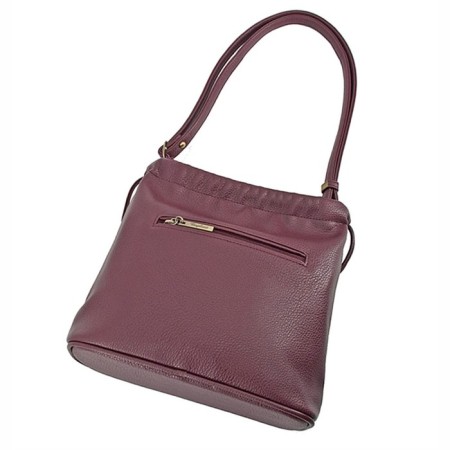 Women's bag (B2769-07140) Artificial leather + suede, burgundy, 1x210x25 cm-1