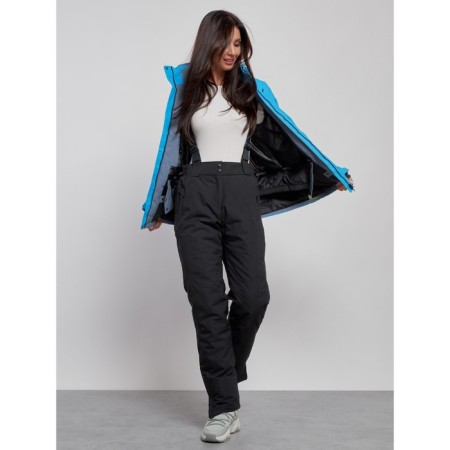 Ski costume female winter, size 42, blue color-11