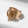 Ring "Knot" diameter, color gold, dimensionless