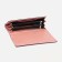 Women's wallet on magnets, pink color