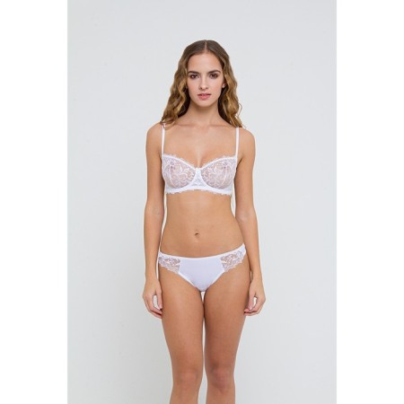 Lengy bra, size 90e, white color-3