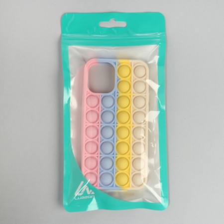 Pop it cover, for iPhone 12 mini, silicone, multi -colored-3