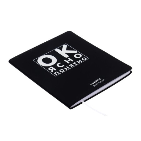 Universal diary for grade 1-11 OK, Clear, clear, ”integral cover, artificial leather, silkography, lies, 80 g/m2-1