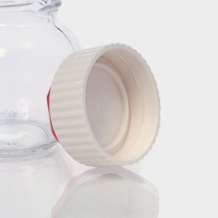 Glass Bank for bulk products Cupcake, 210 ml, with a mix-3