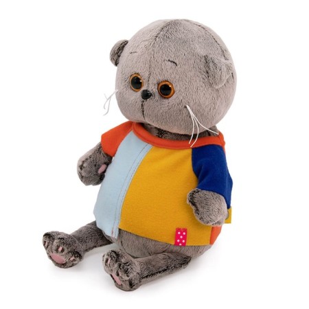 Soft toy "BABY BABY in a multi -colored T -shirt", 20 cm-1