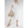 Bag-tout on lightning, beige color