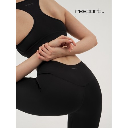 Women's legins Resport, p. 48, black color, basic
