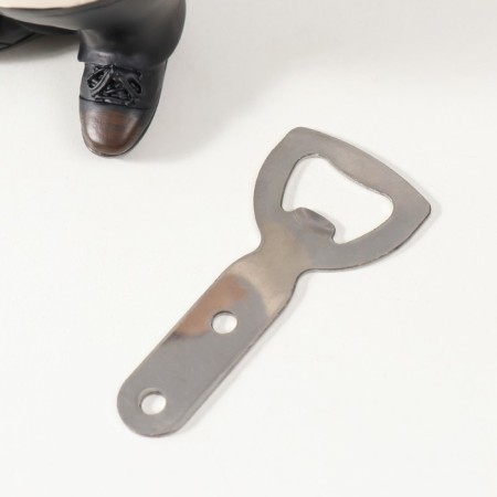 Polystone souvenir with an opener "Waiter with a bottle of wine" 9.7x6.4x13.8 cm-4
