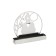 Spiral stand from mosquitoes and incense, metal, "Buddha"