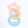 The toy floating "trio" Piggon Premium, foamed TPR, 17 cm, yellow/pink/blue