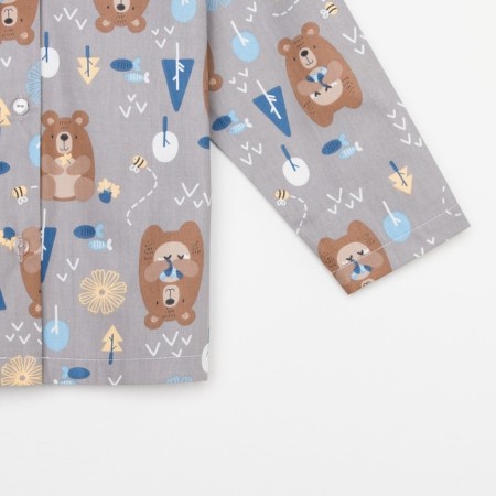 Pajama nursery (shirt, trousers) KAFTAN "Bears", p. 98-104, beige-9