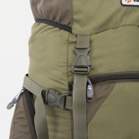 Tourist backpack, TAIF, 65 liters, cord department, 2 outer pockets, 2 side pockets, olive color-5