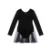 Gymnastic swimsuit for a girl, height 140 cm