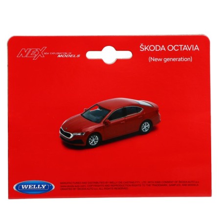 Модель машины Skoda Octavia IV, масштаб 1:38, МИКС-10