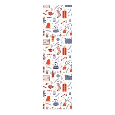 Walking on the table "Festive cat", oxford, size 40x145 cm-1