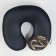 New Year. Pillow for travel Antistress "Snake", black and gold