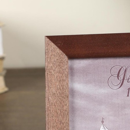 Photo frame pine c24 brown 10x15 cm (plastic screen)-2