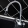 Kitchen mixer RMS SL92BL-279F, two-wound, high spout, chrome/black