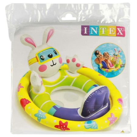 Circle for swimming "animals", with a seat, from 3-4 years old, color mix, 59570np intex-6
