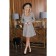 Women's dress, size 52, gray color