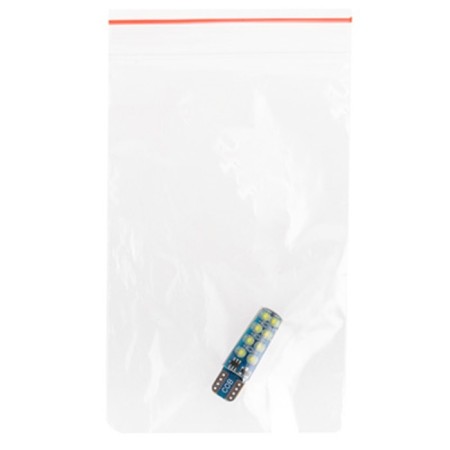 LED LED SkyWay T10 (W5W), 12 V, 16 COB diodes, without basement, 1-end, white-1