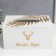 MDF box for napkins "Golden Deer" white 10x13x20 cm