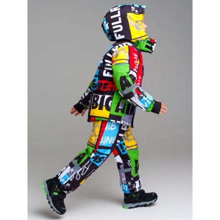 Winter kit for the boy PlayTode: jacket and semicunner, height 110 cm-1