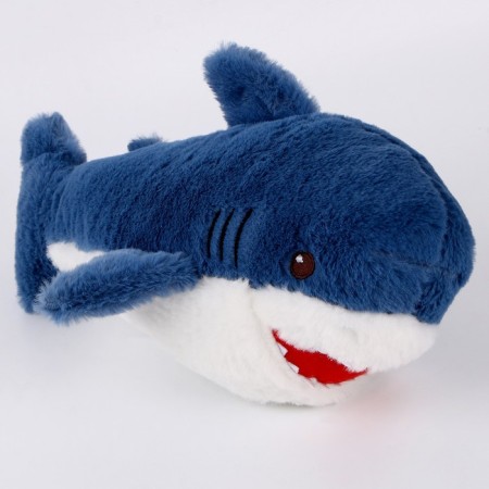 Soft toy "Shark", 25 cm, blue color-3
