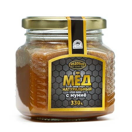 Altai honey with mummy, 2 banks of 300 g-1